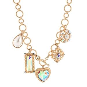 Vintage Multi Charm Necklace